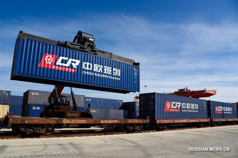Новая международная грузовая железнодорожная ветка открылась в АР Внутренняя Монголия