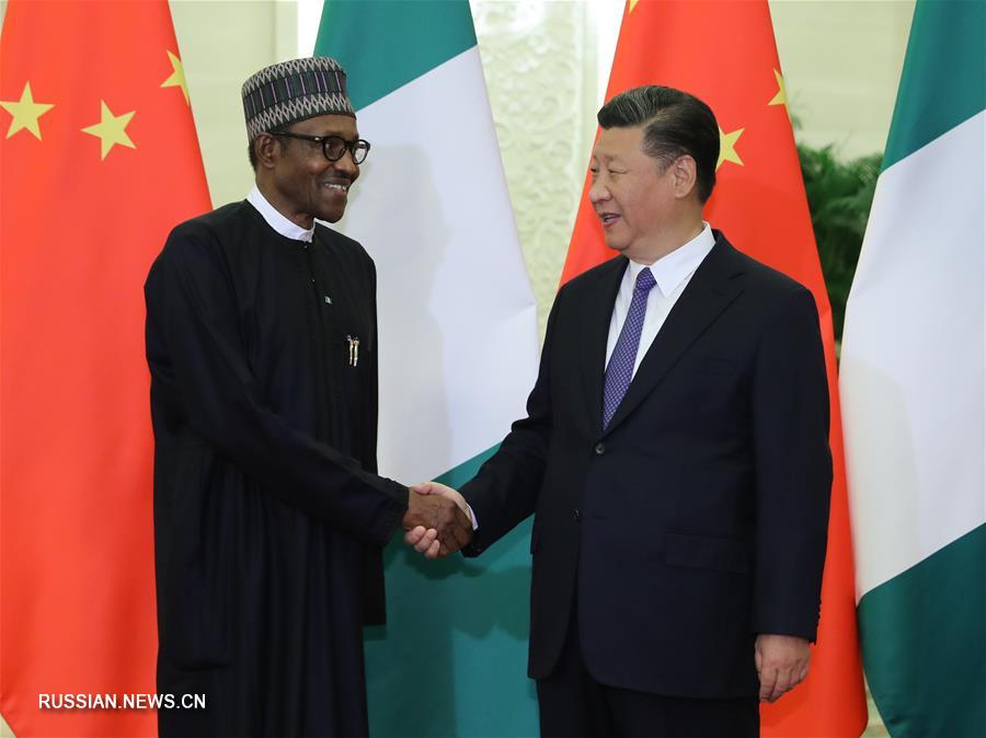 （中非合作论坛）习近平会见尼日利亚总统布哈里