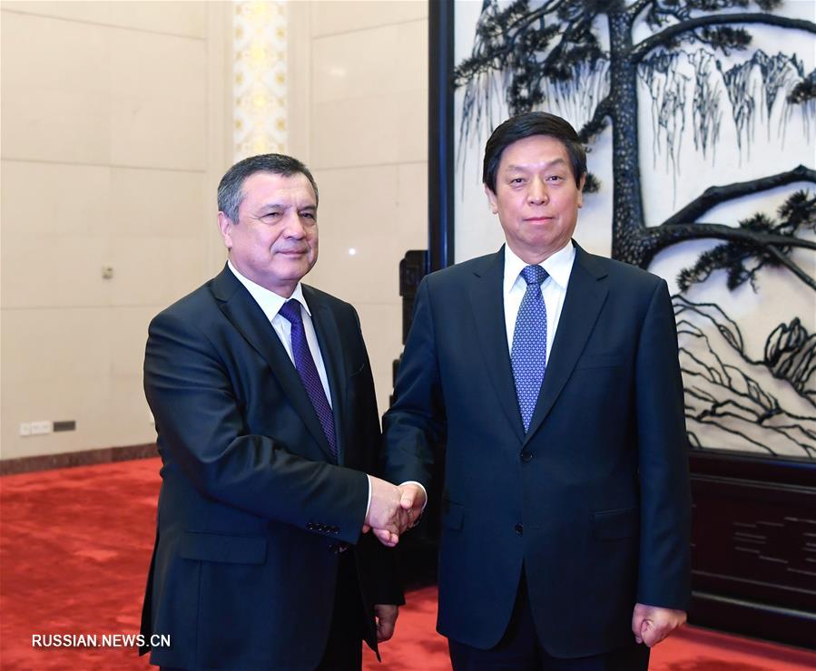 Ли Чжаньшу встретился со спикером Законодательной палаты Олий Мажлиса Узбекистана