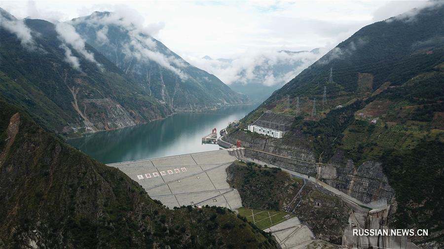 ГЭС Пубугоу в провинции Сычуань