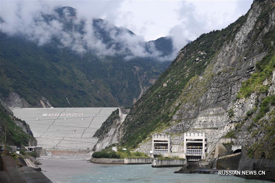 ГЭС Пубугоу в провинции Сычуань