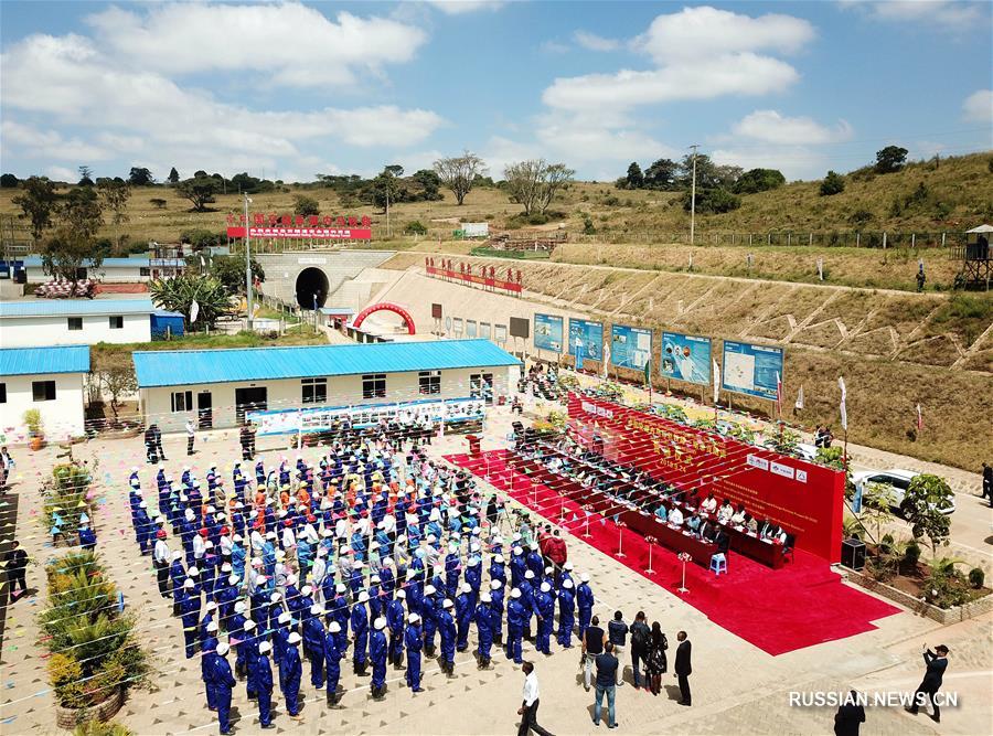 Китайская компания завершила прокладку самого длинного железнодорожного тоннеля в Восточной Африке
