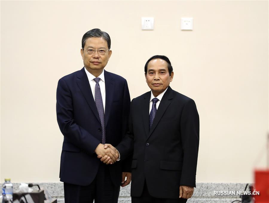 Чжао Лэцзи нанес официальный дружественный визит в Лаос