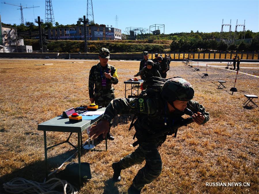 Под Пекином продолжаются состязания бойцов вооруженной полиции