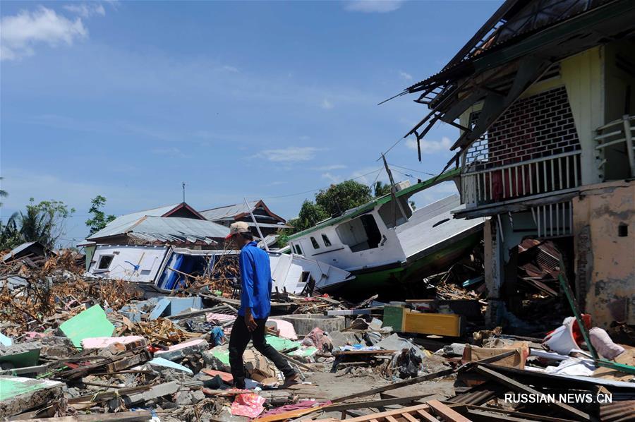 Число жертв землетрясений и цунами в Индонезии превысило 1500 человек 