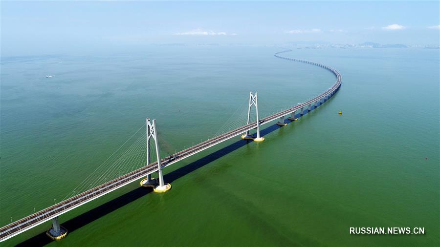 Открылся мост Сянган-Чжухай-Аомэнь