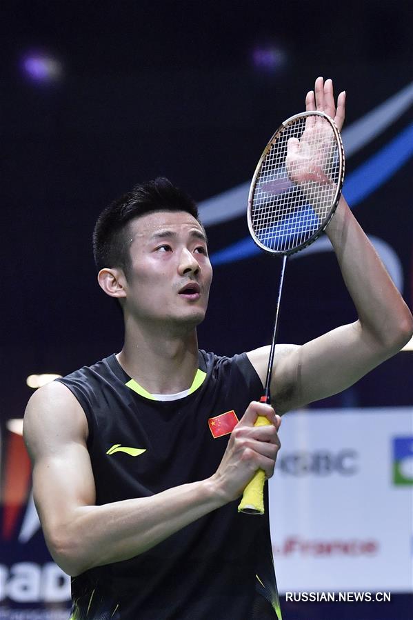 Китайский бадминтонист Чэнь Лун вышел в полуфинал Открытого чемпионата Франции