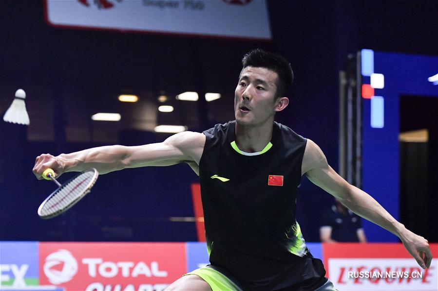 Китайский бадминтонист Чэнь Лун вышел в полуфинал Открытого чемпионата Франции