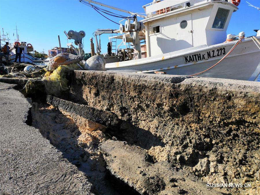 Землетрясение магнитудой 6,4 произошло на западе Греции 
