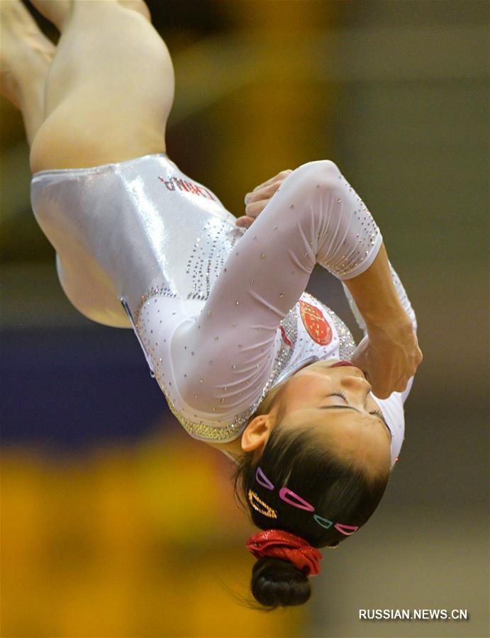 Китайские гимнастки завоевали бронзу в командном многоборье на чемпионате мира