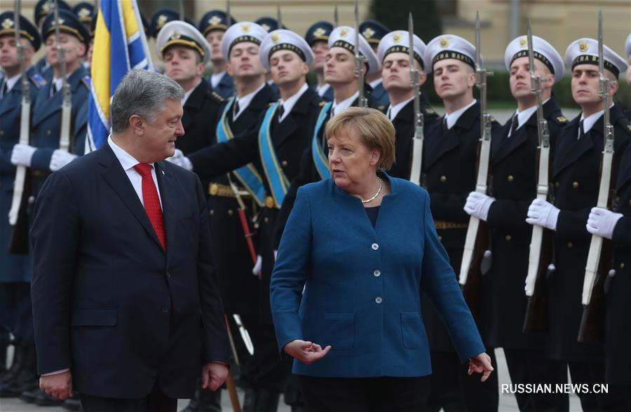 Ангела Меркель прибыла в Украину с официальным визитом