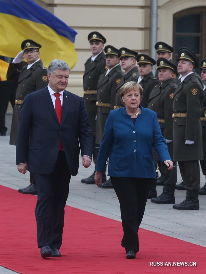 Ангела Меркель прибыла в Украину с официальным визитом