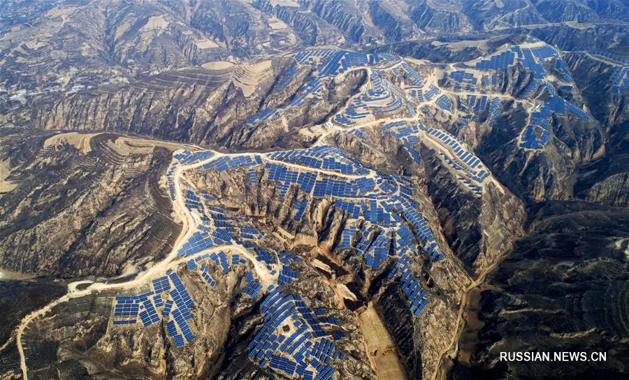 Солнечная электростанция в провинции Шэньси