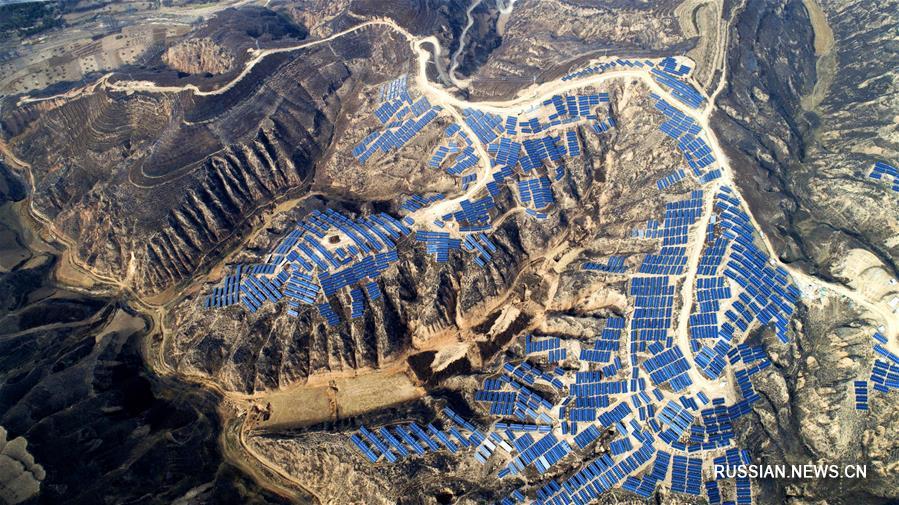 Солнечная электростанция в провинции Шэньси