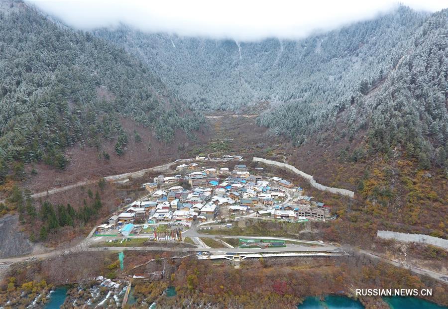Восстановление природного парка Цзючжайгоу после землетрясения