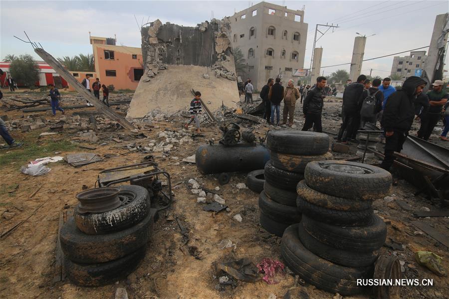 Семь палестинцев погибли в результате военной операции Израиля в секторе Газа