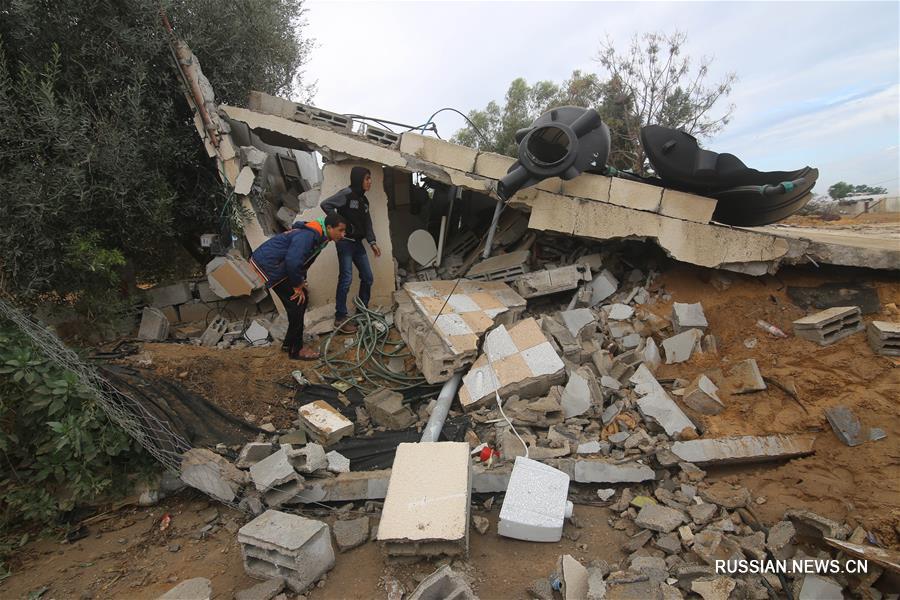 Семь палестинцев погибли в результате военной операции Израиля в секторе Газа