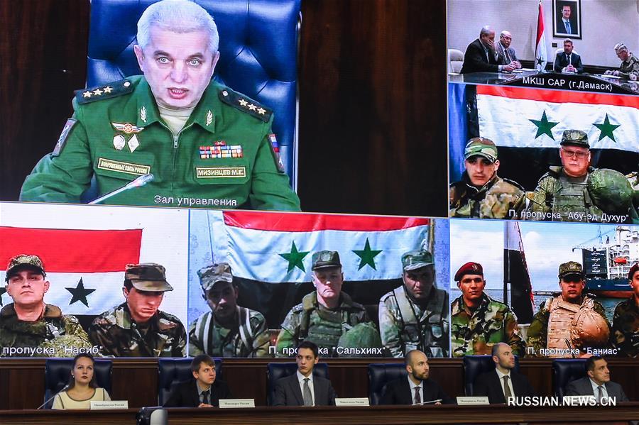 Пресс-брифинг в министерстве обороны России