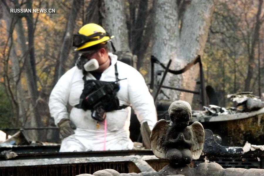 Число жертв лесного пожара в Калифорнии достигло 79 человек 