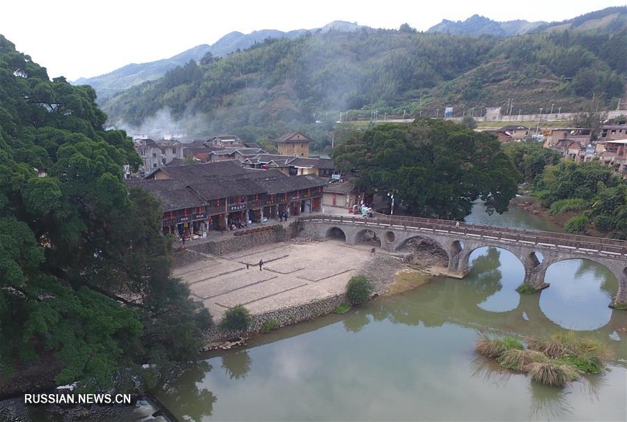 Древний городок Юньшуйяо в провинции Фуцзянь