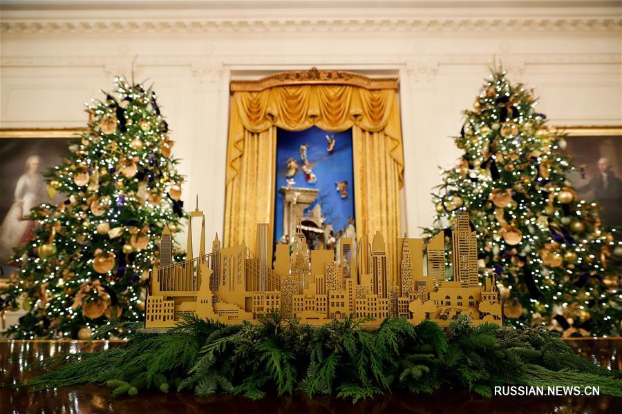 Белый дом готовится к Рождеству 