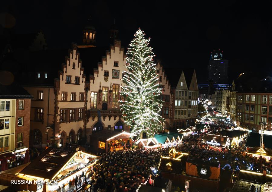 Рождественский базар во Франкфурте