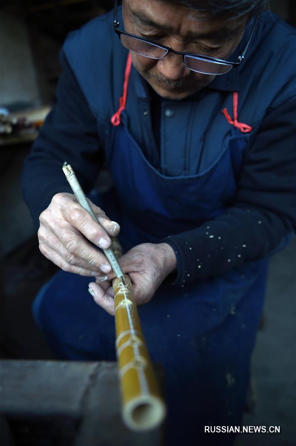 Традиционные бамбуковые флейты из Юйпина -- Секреты мастера