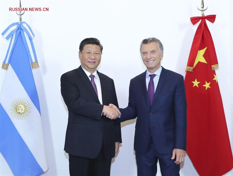 Си Цзиньпин провел переговоры с президентом Аргентины Маурисио Макри