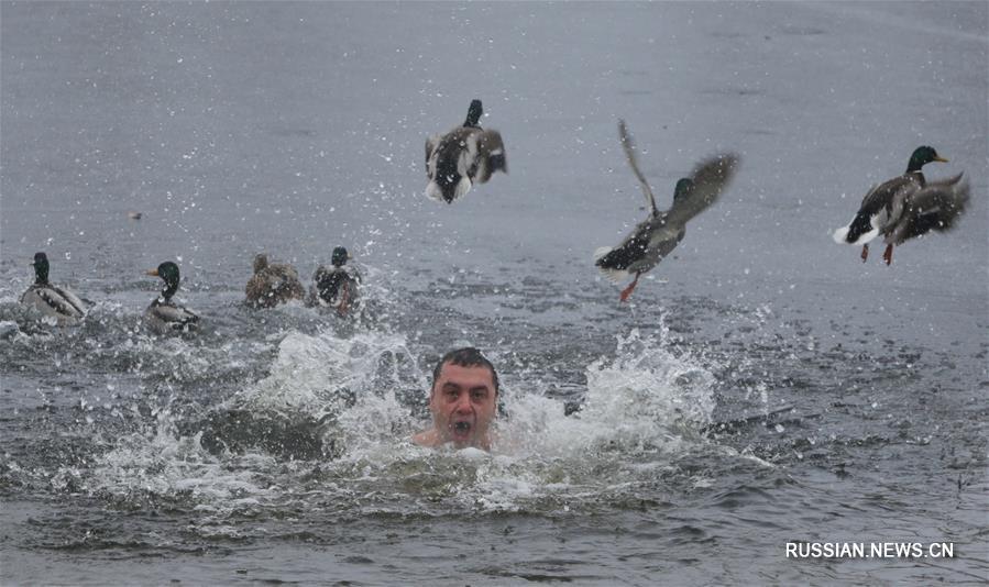 Зимний отдых в киевском Гидропарке