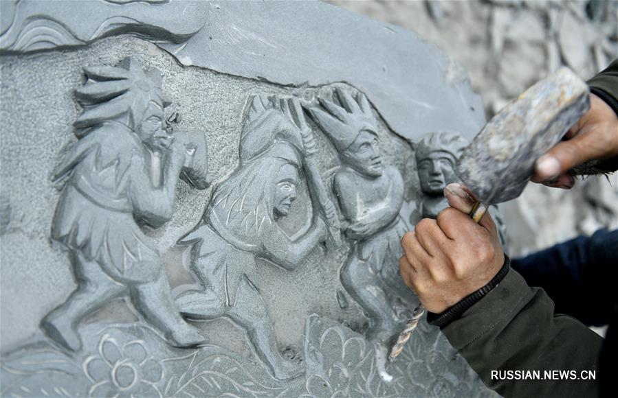 Искусство туцзяских резчиков по камню