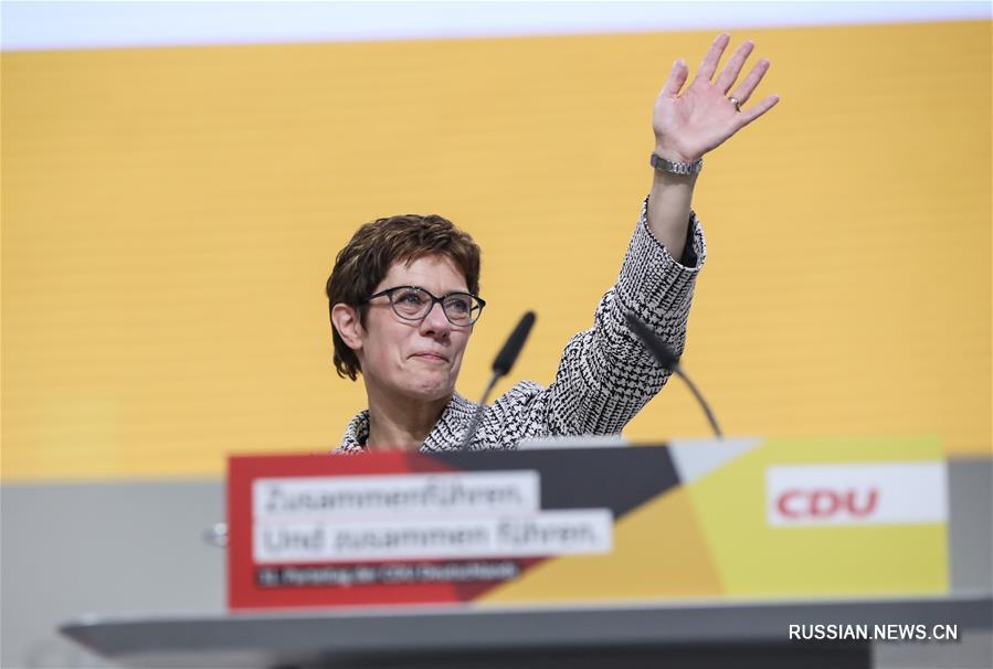 А. Крамп-Карренбауэр избрана новым председателем ХДС