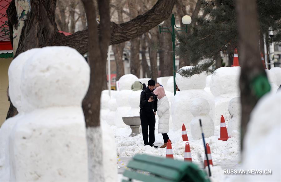Снежные развлечения на берегу реки Сунхуацзян