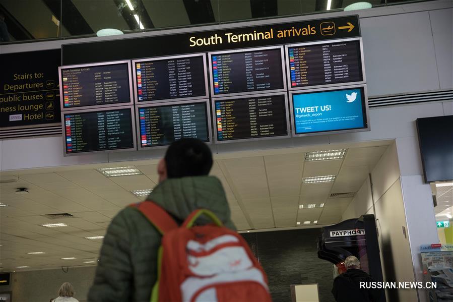 Лондонский аэропорт Гатвик возобновил работу после инцидента с дронами 