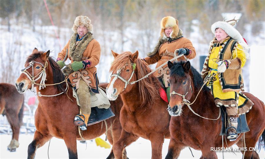 Во Внутренней Монголии открылся 5-й Орочонский зимний фестиваль Исажэнь