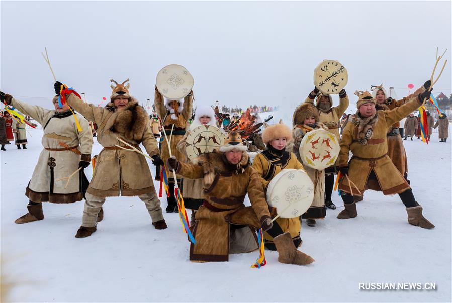 Во Внутренней Монголии открылся 5-й Орочонский зимний фестиваль Исажэнь