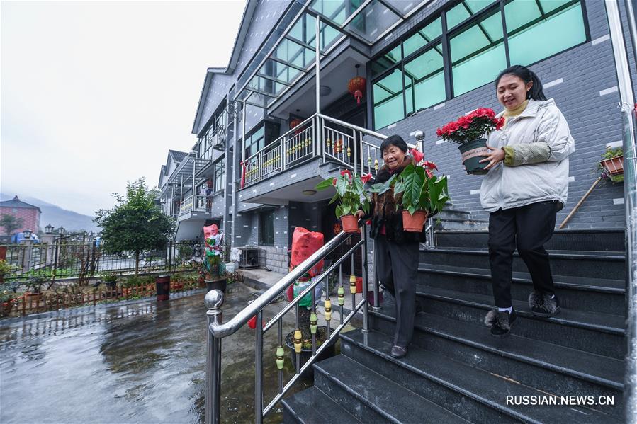 Прекрасное преображение деревни Наньшань к Новому году