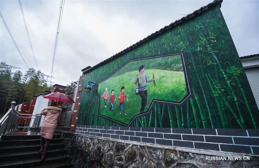 Прекрасное преображение деревни Наньшань к Новому году