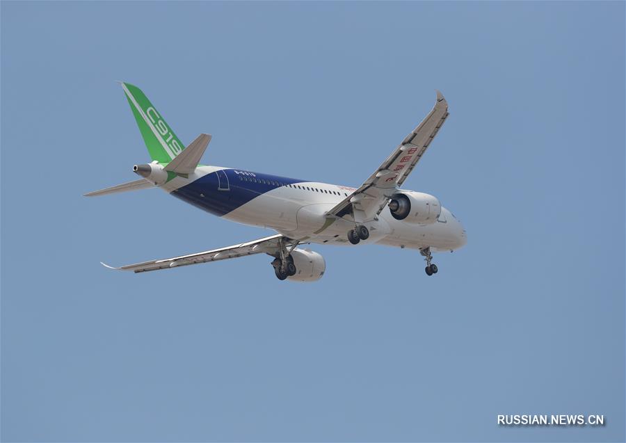 Третий образец С919 совершил первый испытательный полет