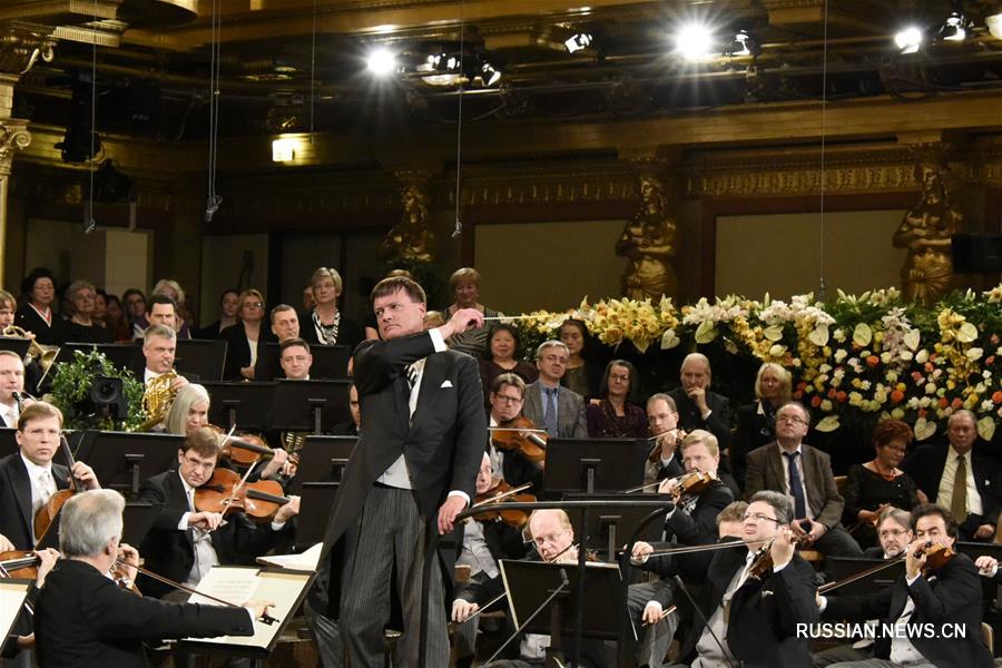 Генеральная репетиция новогоднего концерта Венского филармонического оркестра