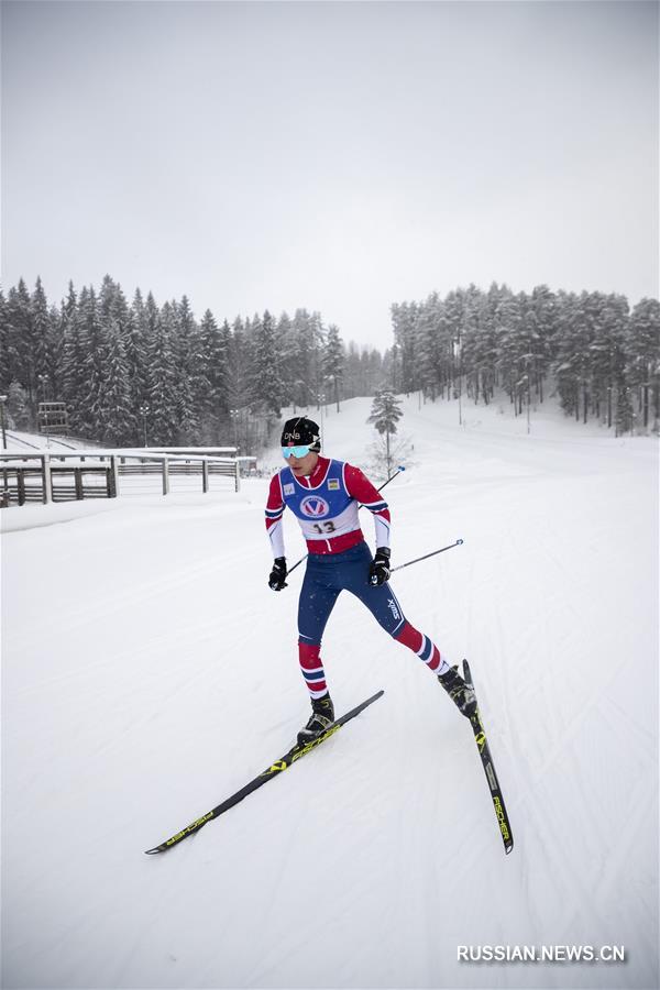 Китайские спортсмены готовятся к ЧМ по лыжному спорту среди юниоров-2019