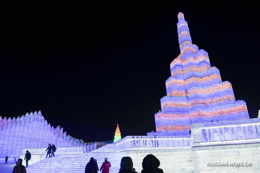 Блеск "Мира снега и льда" в городе Харбин