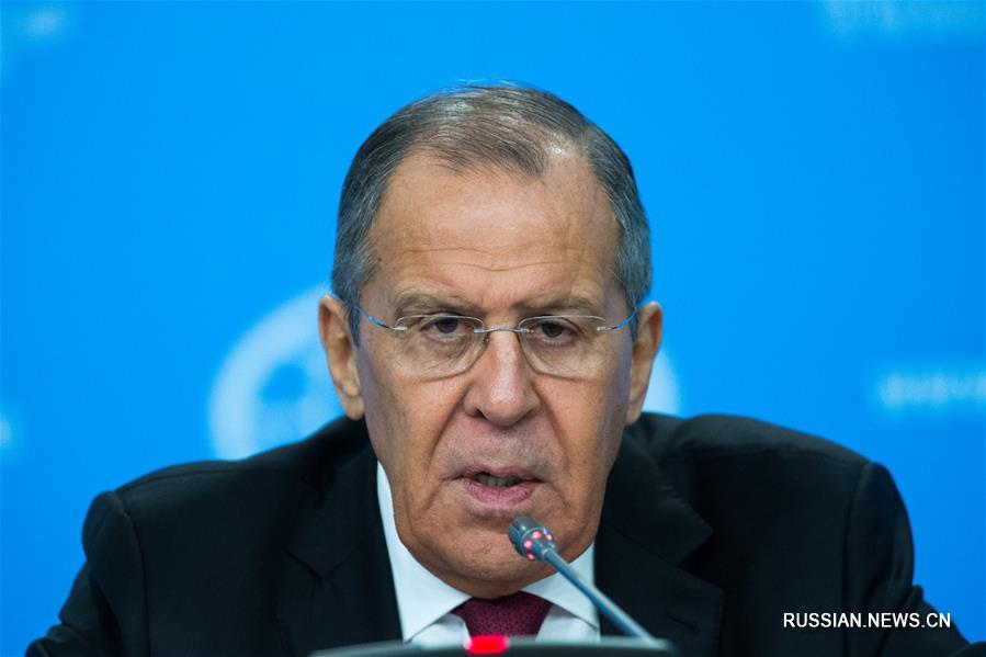 Глава МИД РФ С. Лавров провел ежегодную пресс-конференцию