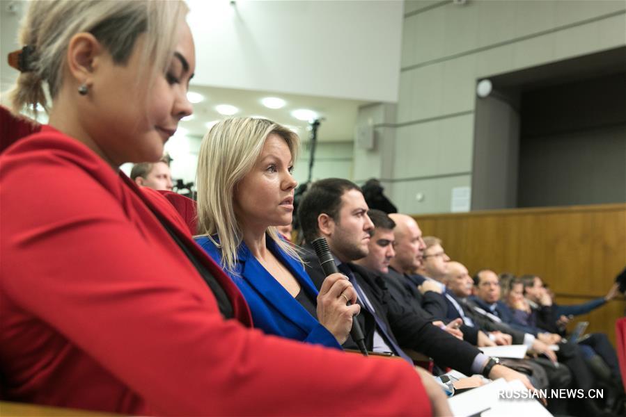 Глава МИД РФ С. Лавров провел ежегодную пресс-конференцию