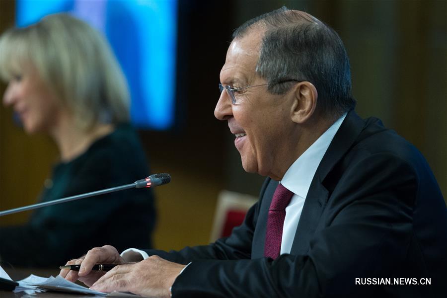 Глава МИД РФ С. Лавров провел ежегодную пресс-конференцию