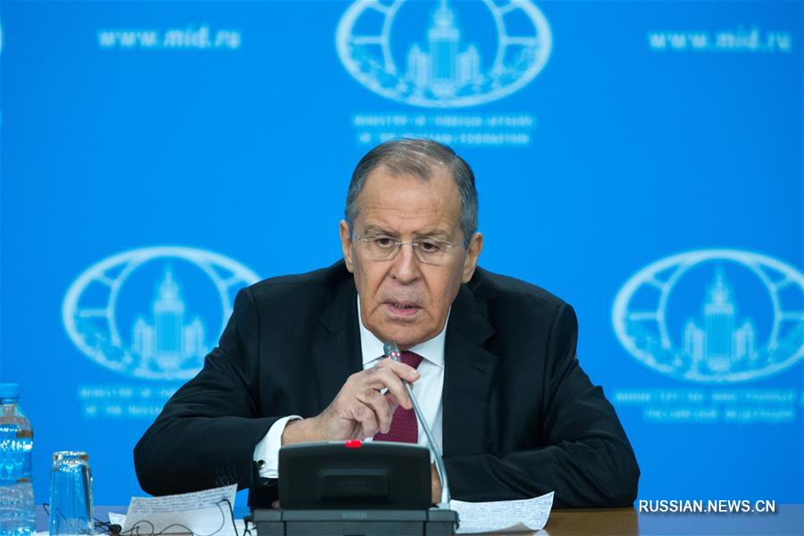 Глава МИД РФ С. Лавров провел ежегодную пресс-конференцию