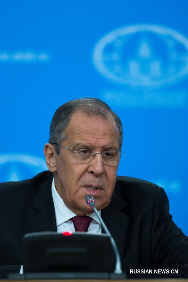 Глава МИД РФ С. Лавров провел ежегодную пресс-конференцию