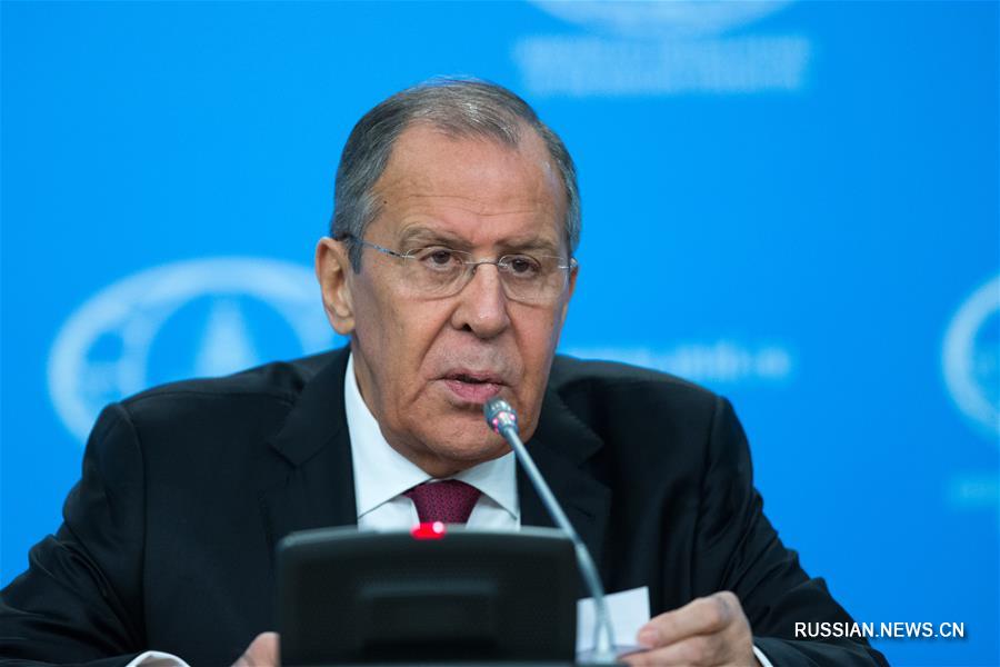 Глава МИД РФ С. Лавров провел ежегодную пресс-конференцию