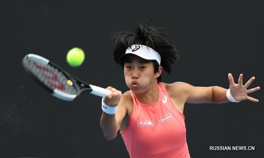 Теннисистка Чжан Шуай вышла в третий раунд Открытого чемпионата Австралии-2019