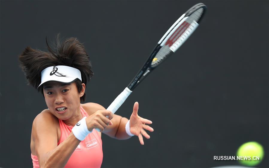Теннисистка Чжан Шуай вышла в третий раунд Открытого чемпионата Австралии-2019