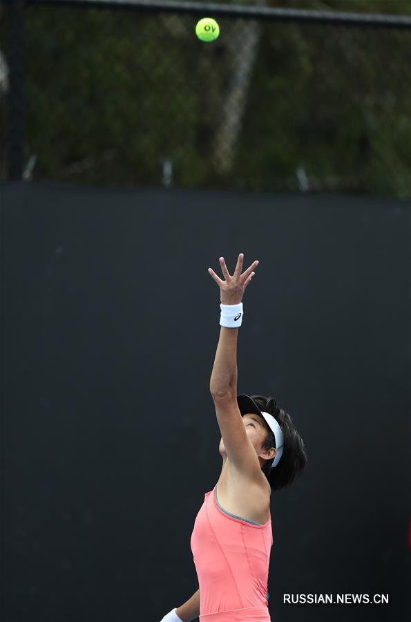 Теннисистка Чжан Шуай вышла в третий раунд Открытого чемпионата Австралии-2019
